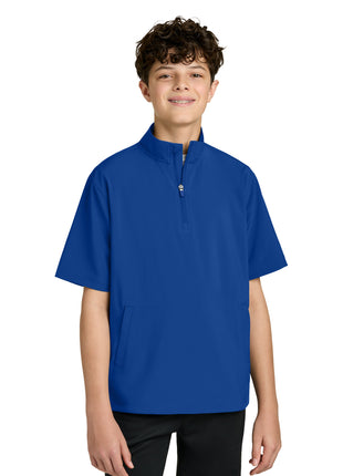 Richardson Youth Barrage Wind Shirt RY7400SSQ - Royal | Richardson