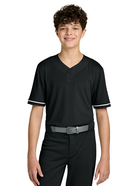 Richardson Youth Select 2-Button Baseball Jersey RY7910 - Black | Richardson