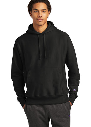 Champion ®  Reverse Weave ®  Hooded Sweatshirt S101 - Black | Champion