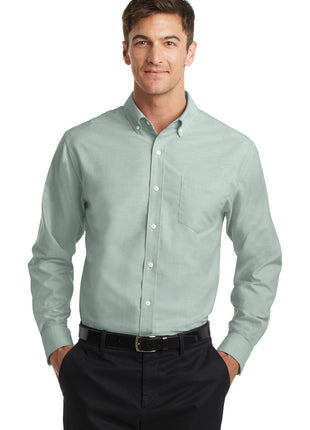 Port Authority® SuperPro™ Oxford Shirt. S658 - Green | Port Authority