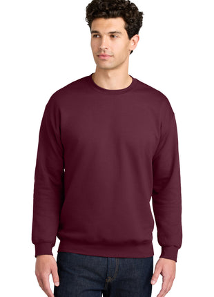Gildan® Softstyle® Crewneck Sweatshirt SF000 - Maroon | Gildan