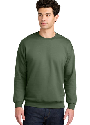 Gildan® Softstyle® Crewneck Sweatshirt SF000 - Military Green | Gildan