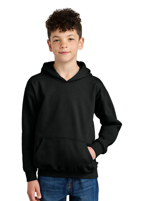 Gildan® Youth Softstyle® Midweight Fleece Hoodie SF500B - Black | Gildan