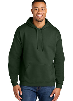 Gildan® Softstyle® Midweight Pullover Hooded Sweatshirt SF500 - Forest Green | Gildan