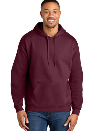 Gildan® Softstyle® Midweight Pullover Hooded Sweatshirt SF500 - Maroon | Gildan