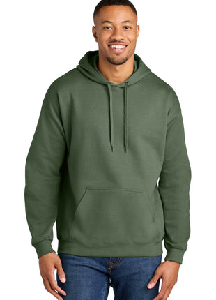 Gildan® Softstyle® Midweight Pullover Hooded Sweatshirt SF500 - Military Green | Gildan