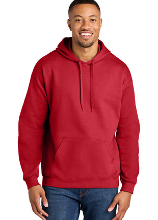 Gildan® Softstyle® Midweight Pullover Hooded Sweatshirt SF500 - Red | Gildan