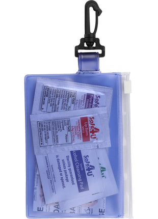On The Go 12-Piece First Aid Pack - TrRoyalBlue | PromoEO