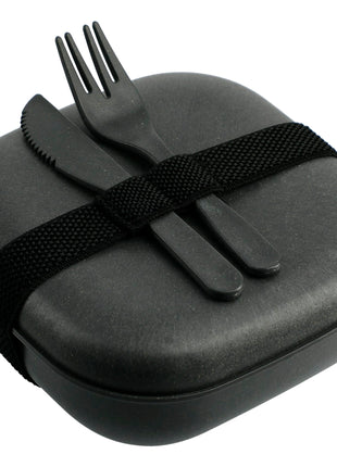 Wheat Straw Food Storage with Utensils