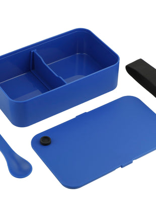 Recycled Plastic Bento Box - Blue | PromoEO