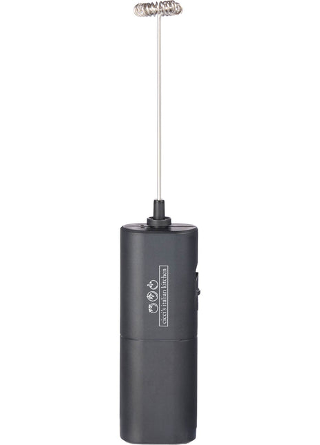 Battery Operated Handheld Milk Frother - Black | PromoEO