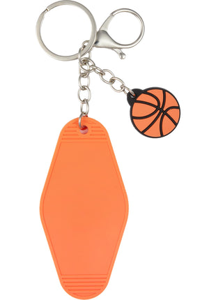 Basketball Motel Keychain - Orange | PromoEO