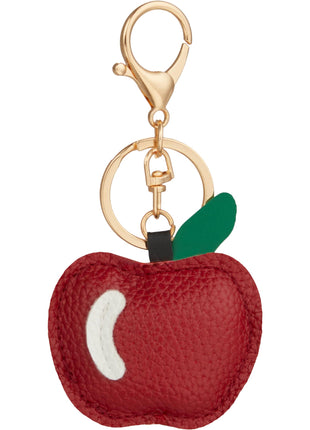 Apple Leather Keychain - Red | PromoEO