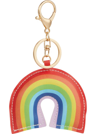 Rainbow Leather Keychain - Rainbow | PromoEO