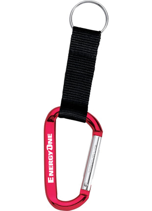 Large Carabiner Key Ring - RED | PromoEO