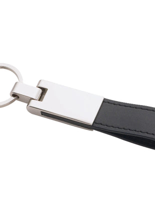 UltraHyde Silver Key Ring - Black | PromoEO
