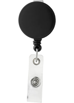 Round Badge Holder - Black | PromoEO