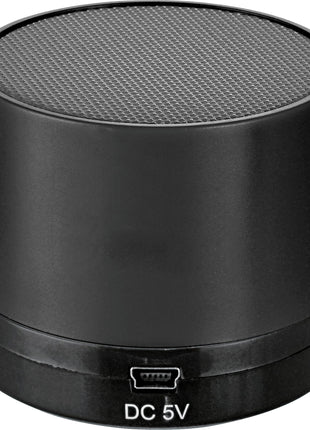 Cylinder Bluetooth Speaker - Black | PromoEO