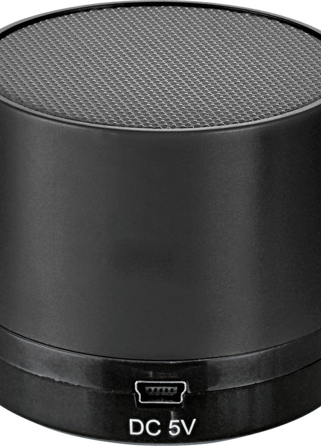 Cylinder Bluetooth Speaker - Black | PromoEO