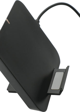 Optic Wireless Charging Phone Stand - Black | PromoEO