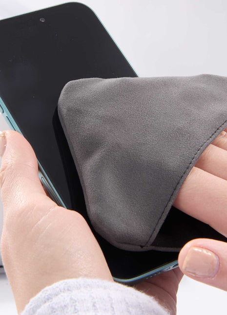 Clean Screen Hand-Held Cleaning Cloth - Black | PromoEO