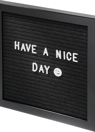 Felt Board with Letters - Black | PromoEO