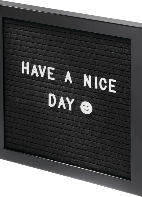 Felt Board with Letters - Black | PromoEO