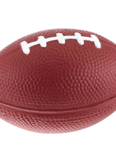 3-1/2" Football Stress Reliever - Brown | PromoEO