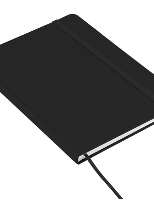 FSC® Mix 5" x 7" Large Rainbow Notebook - Black | PromoEO
