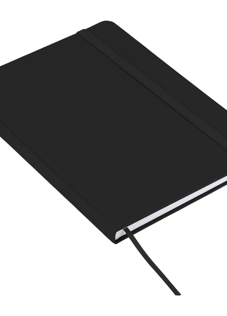 FSC® Mix 5" x 7" Large Rainbow Notebook - Black | PromoEO