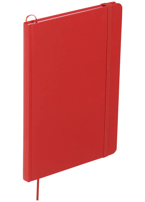 FSC® Mix 5" x 7" Snap Elastic Closure Notebook - RED | PromoEO