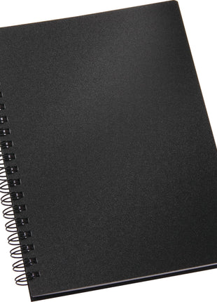 FSC® Mix 5" x 7" Duchess Spiral Notebook - Black | PromoEO