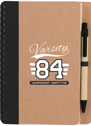 FSC® Mix 5" x 7" Eco Spiral Notebook with Pen