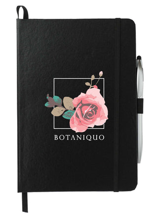 FSC® Mix 6" x 8.5" Crown Journal with Pen-Stylus