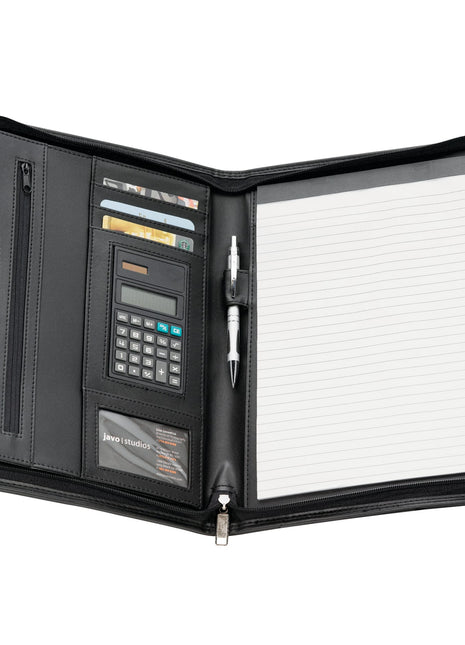 New Yorker Padfolio - Black | PromoEO