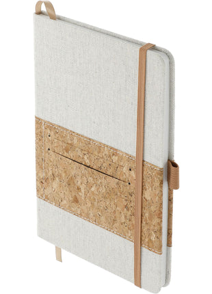FSC® Mix 5.5" x 8.5" Recycled Cotton Cork Notebook