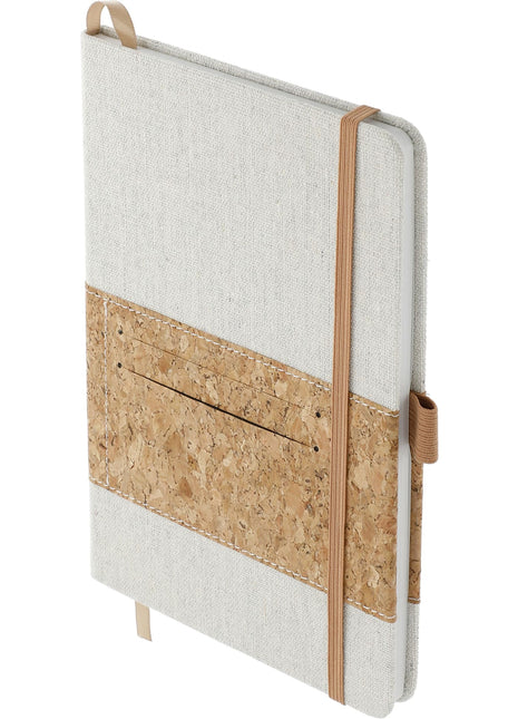 FSC® Mix 5.5" x 8.5" Recycled Cotton Cork Notebook