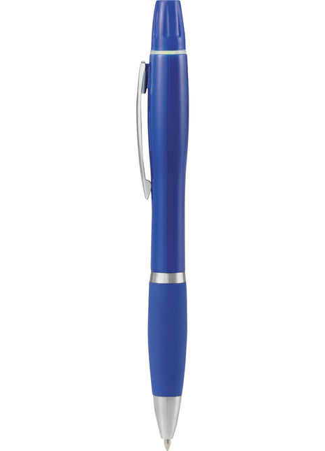 Nash Ballpoint Pen-Highlighter - Blue | PromoEO