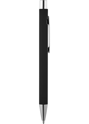 The Maven Soft Touch Metal Pen - Black | PromoEO