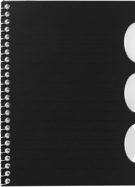 FSC® Recycled 4â x 6â Multitask Notebook - Black | PromoEO