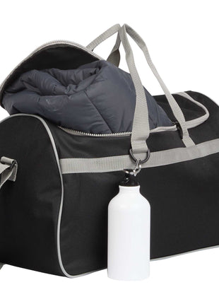 Breezy Recycled Duffle - Black | PromoEO
