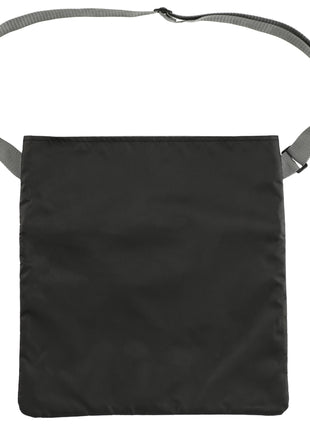Double Heather RPET Crossbody Tote - Navy | PromoEO