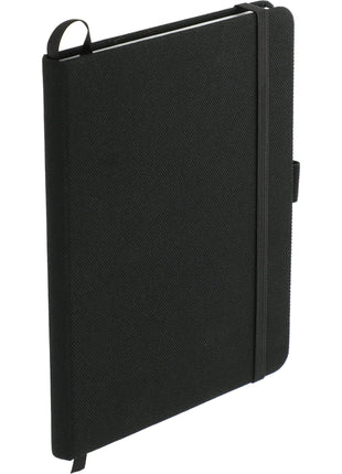 FSC® Mix 5" x 7" RPET Bound Notebook - Black | Bullet