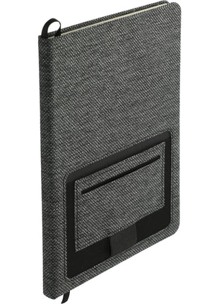 FSC® Mix 5.5â x 8.5â Vila RPET Bound Notebook - Charcoal | PromoEO