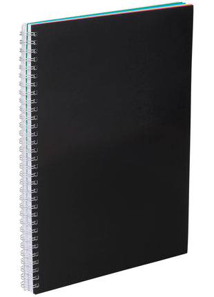 FSC® Mix 8.5" x 11" Remark 5-subject Notebook - Black | Bullet