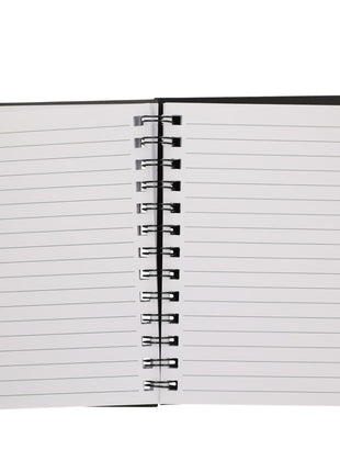 FSC® Recycled 5.5â x 7â Coordinator Notebook - Black | Bullet