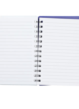 5" x 7" Recycled Dual Pocket Spiral Notebook w Pen