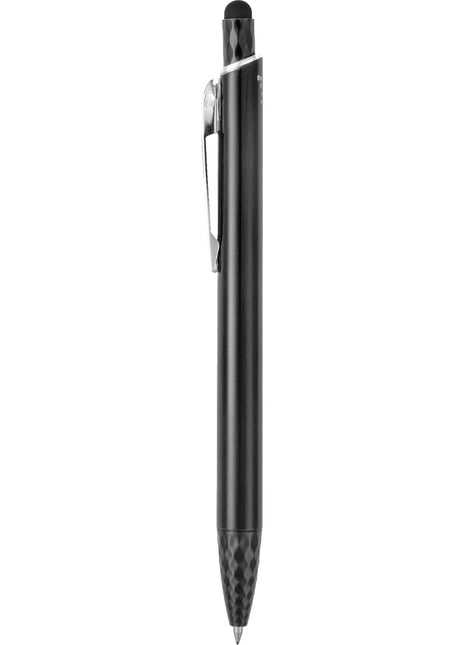 Brite Recycled Aluminum Gel Stylus Pen - Black | PromoEO