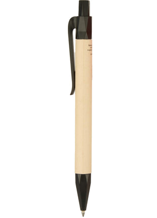 Sugarcane Paper Gel Pen - Black | PromoEO
