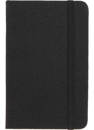 3.5" x 5.5" Recycled PETÂ PocketÂ Bound Journal - Black | PromoEO